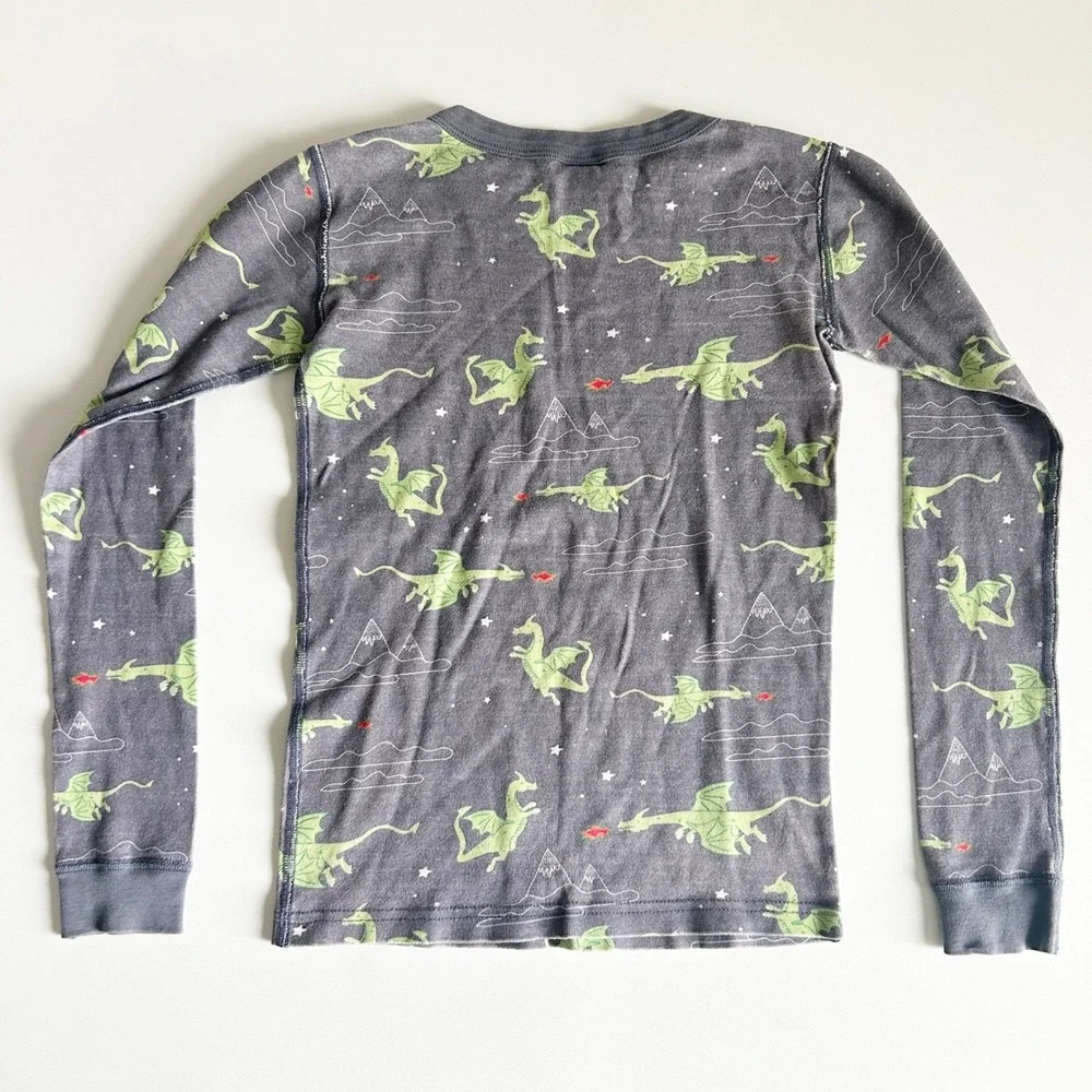 Hanna Andersson Kids Bundle Lot (3) Organic‎ Cotton Pajama Tops Size 12-14
